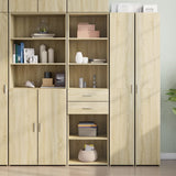 Credenza Rovere Sonoma 50x42,5x185 cm in Legno truciolato