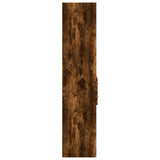 Credenza Rovere Fumo 70x42,5x185 cm in Legno truciolato