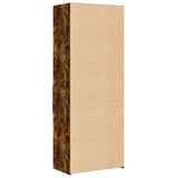Credenza Rovere Fumo 70x42,5x185 cm in Legno truciolato