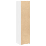 Credenza Bianca 45x41x185 cm in Legno truciolato