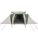 Tenda da Campeggio a Cupola per 6 Persone Verde Impermeabile