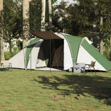 Tenda da Campeggio a Cupola per 6 Persone Verde Impermeabile