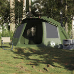 Tenda da Pesca per 5 Persone Verde Oliva Impermeabile