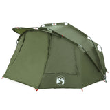 Tenda da Pesca per 5 Persone Verde Oliva Impermeabile