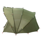 Tenda da Pesca per 5 Persone Verde Oliva Impermeabile