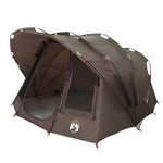 Tenda da Pesca per 5 Persone Marrone Impermeabile