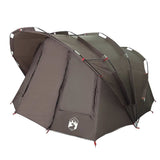 Tenda da Pesca per 5 Persone Marrone Impermeabile