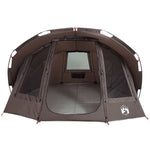 Tenda da Pesca per 5 Persone Marrone Impermeabile