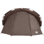 Tenda da Pesca per 5 Persone Marrone Impermeabile