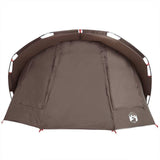 Tenda da Pesca per 5 Persone Marrone Impermeabile