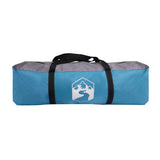 Tenda da Campeggio a Tunnel per 4 Persone Blu Impermeabile