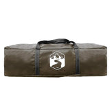 Tenda da Campeggio a Tunnel per 4 Persone Marrone Impermeabile