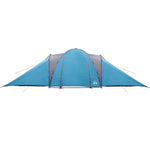 Tenda da Campeggio a Cupola per 4 Persone Blu Impermeabile