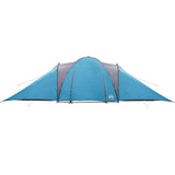 Tenda da Campeggio a Cupola per 4 Persone Blu Impermeabile