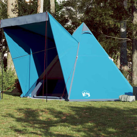 Tenda Familiare Tipi per 6 Persone Blu Impermeabile