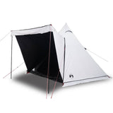 Tenda Familiare Tipi 6 Persone Bianca Tessuto Impermeabile