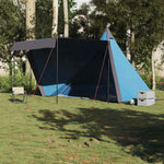 Tenda Familiare Tipi per 6 Persone Blu Impermeabile