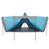 Tenda Familiare Tipi per 6 Persone Blu Impermeabile