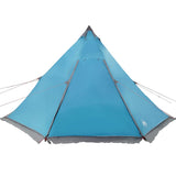 Tenda Familiare Tipi per 6 Persone Blu Impermeabile