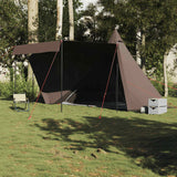 Tenda Familiare Tipi per 6 Persone Marrone Impermeabile