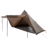 Tenda Familiare Tipi per 6 Persone Marrone Impermeabile