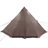 Tenda Familiare Tipi per 6 Persone Marrone Impermeabile