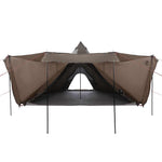 Tenda Familiare Tipi per 6 Persone Marrone Impermeabile