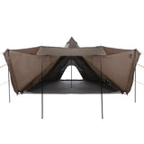 Tenda Familiare Tipi per 6 Persone Marrone Impermeabile