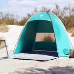 Tenda da Spiaggia 3 Persone Verde Mare Impermeabile