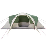 Tenda da Campeggio a Cupola per 6 Persone Verde Impermeabile