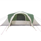 Tenda da Campeggio a Cupola per 6 Persone Verde Impermeabile