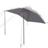 Tenda da Campeggio per Auto Grigio e Arancione Impermeabile