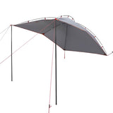 Tenda da Campeggio per Auto Grigio e Arancione Impermeabile