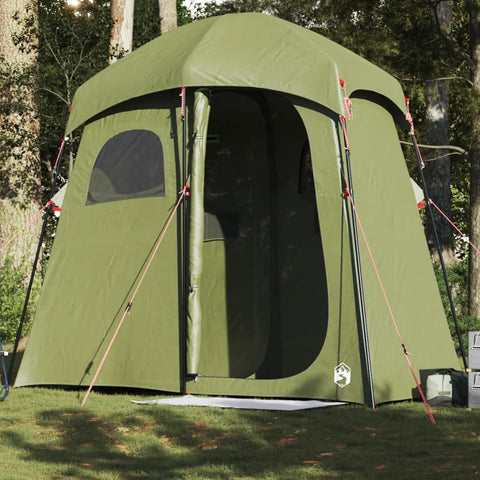 Tenda da Doccia per 2 Persone Verde Oliva Impermeabile