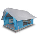 Tenda da Campeggio per 5 Persone Blu Impermeabile