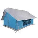 Tenda da Campeggio per 5 Persone Blu Impermeabile