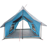 Tenda da Campeggio per 5 Persone Blu Impermeabile