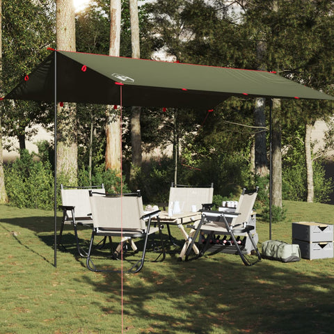 Telone da Campeggio Verde Oliva 406x306 cm Impermeabile