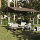 Telone da Campeggio Marrone 406x306 cm Impermeabile