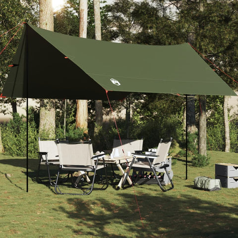 Telone da Campeggio Verde Oliva 462x306x211 cm Impermeabile