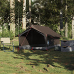 Tenda da Campeggio per 2 Persone Marrone Impermeabile