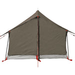 Tenda da Campeggio per 2 Persone Marrone Impermeabile