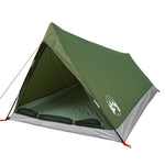 Tenda da Campeggio per 2 Persone Verde Oliva Impermeabile