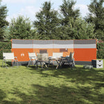Frangivento Campeggio Grigio Arancione 510x153 cm Impermeabile