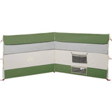 Frangivento da Campeggio Verde 340x130 cm Impermeabile