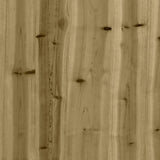 Fioriera da Giardino 40x40x23 cm in Legno di Pino Impregnato