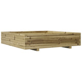 Fioriera da Giardino 110x110x26,5cm in Legno di Pino Impregnato