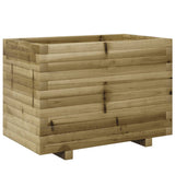 Fioriera da Giardino 70x40x49,5 cm in Legno di Pino Impregnato