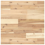 Piano Tavolo Quadrato 50x50x2 cm in Legno Massello di Acacia