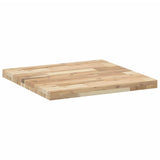 Piano Tavolo Quadrato 60x60x4 cm in Legno Massello di Acacia